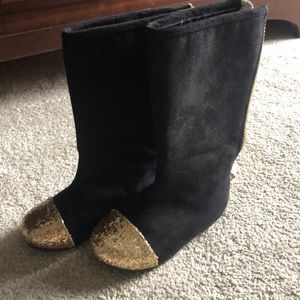 Joyfolie toddler girls suede boots